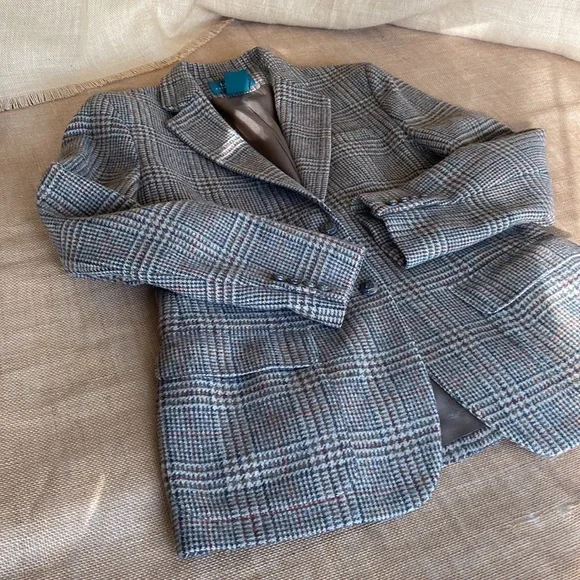 Lauren Ralph Lauren Brown and Tan Tweed Blazer - Picture 15 of 16